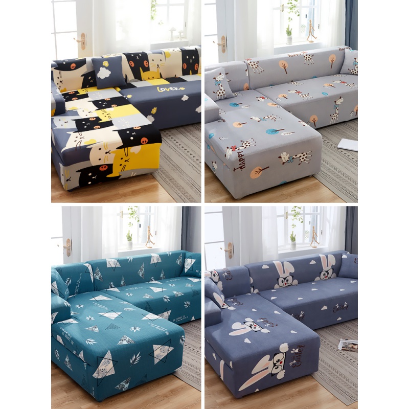 弹力全包萬能套沙发套罩一套四季通用型沙发垫巾皮沙发罩套 繁星点点 M码(沙发长度145-185cm适用,用于双人位沙发)高清大图