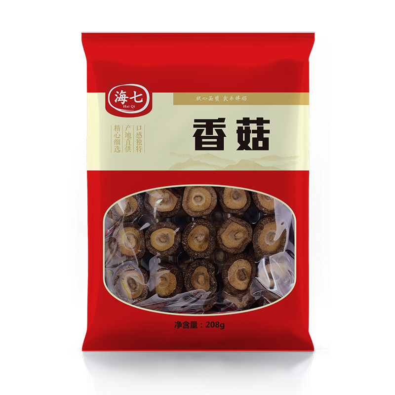 海七南北干货香菇208g高清大图