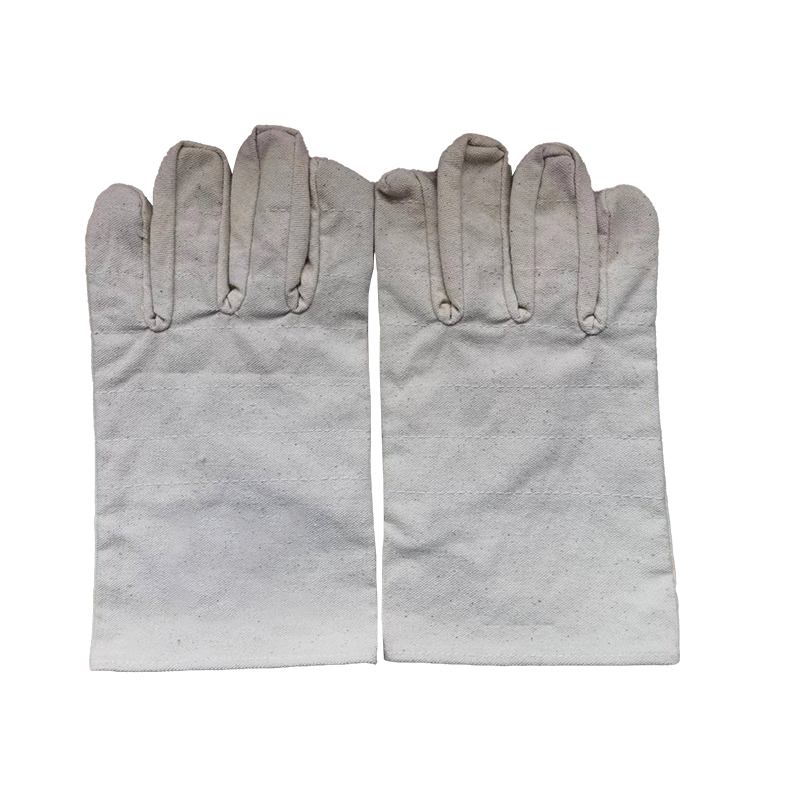 东蓓 短帆布手套1 半衬纯棉100% 25cm长 均码 副高清大图