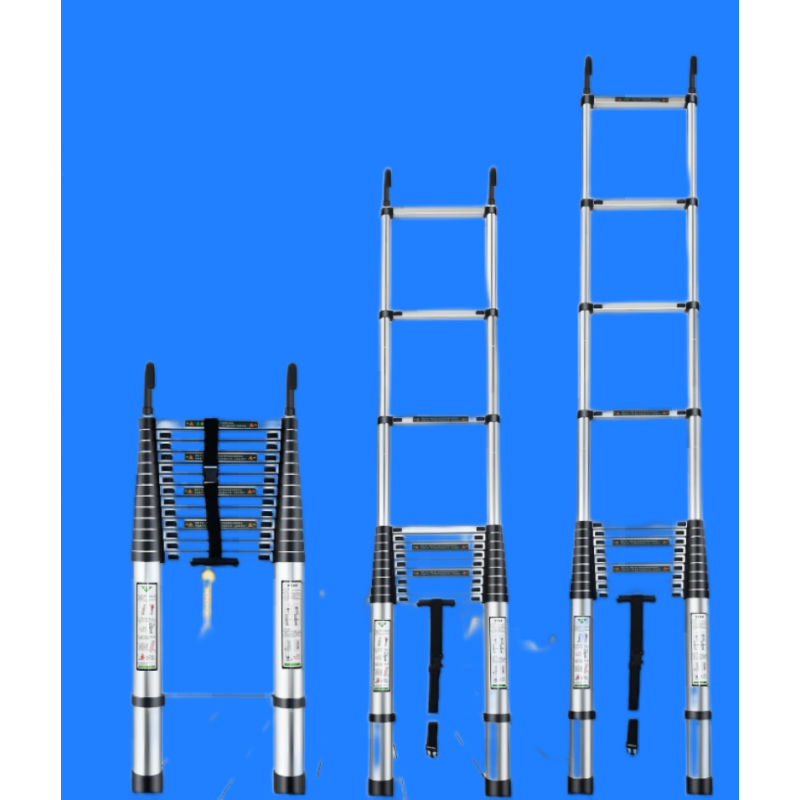 ZXZE 便携式伸缩铝梯11级(3.2M)HL09-SST11(1把/箱)用于家庭爬高 工程梯等爬高用工具