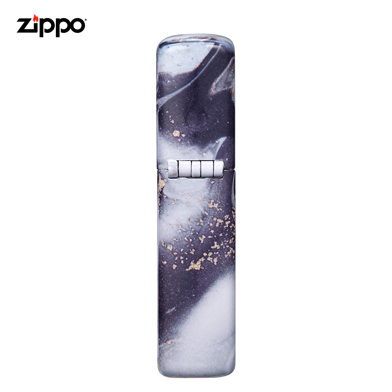 ZIPPO芝宝打火机美国原装ZIPPO防风煤油打火机 ins风墨色渲染Z-30032