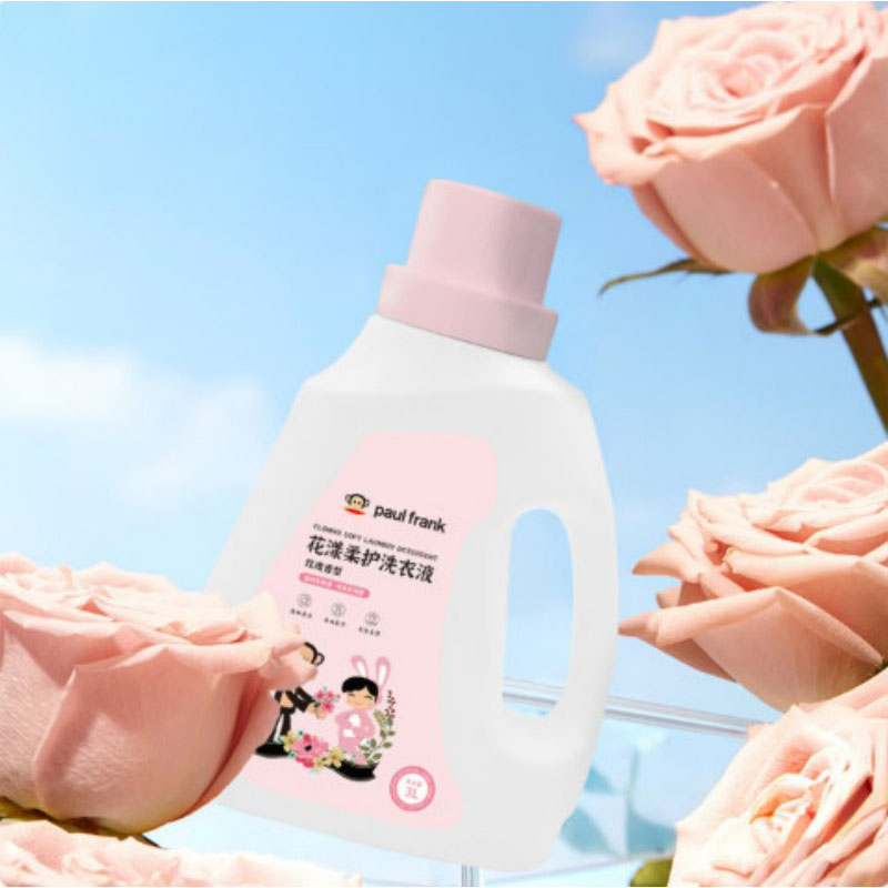 大嘴猴 花漾柔护洗衣液(玫瑰香型 3kg瓶装 单位:瓶高清大图