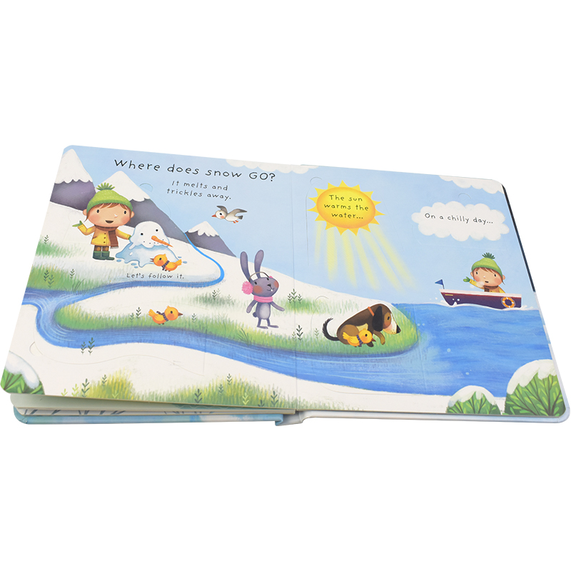[醉染正版]Usborne英文原版 What is Snow 什么是雪 尤斯伯恩问与答系列 天气气候科普翻翻书 低幼百科高清大图