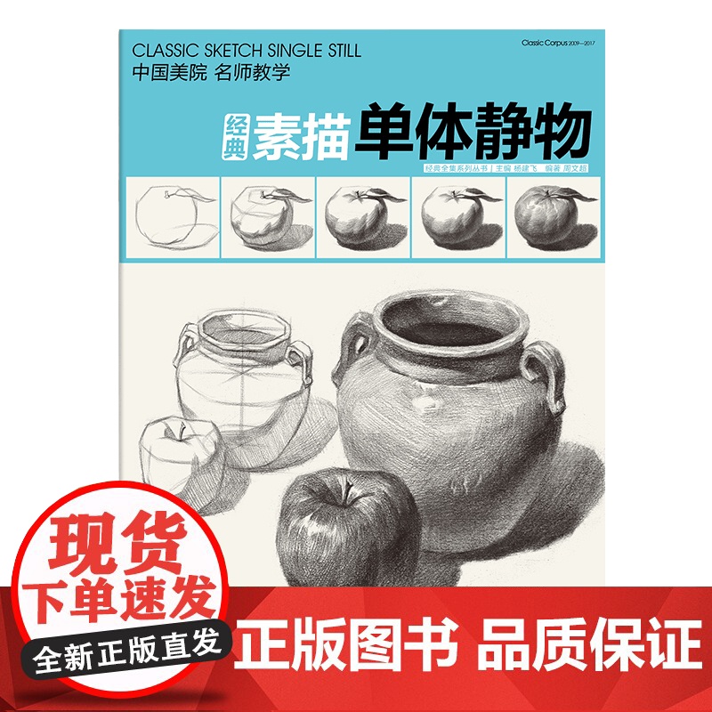 素描单个体静物书临摹范本大画结构解剖与透视训练入门绘画画自学sh高清大图