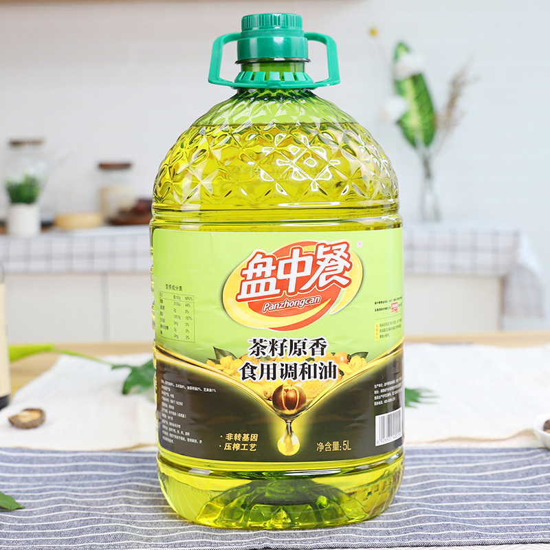 加加 盘中餐茶籽原香食用调和油5L