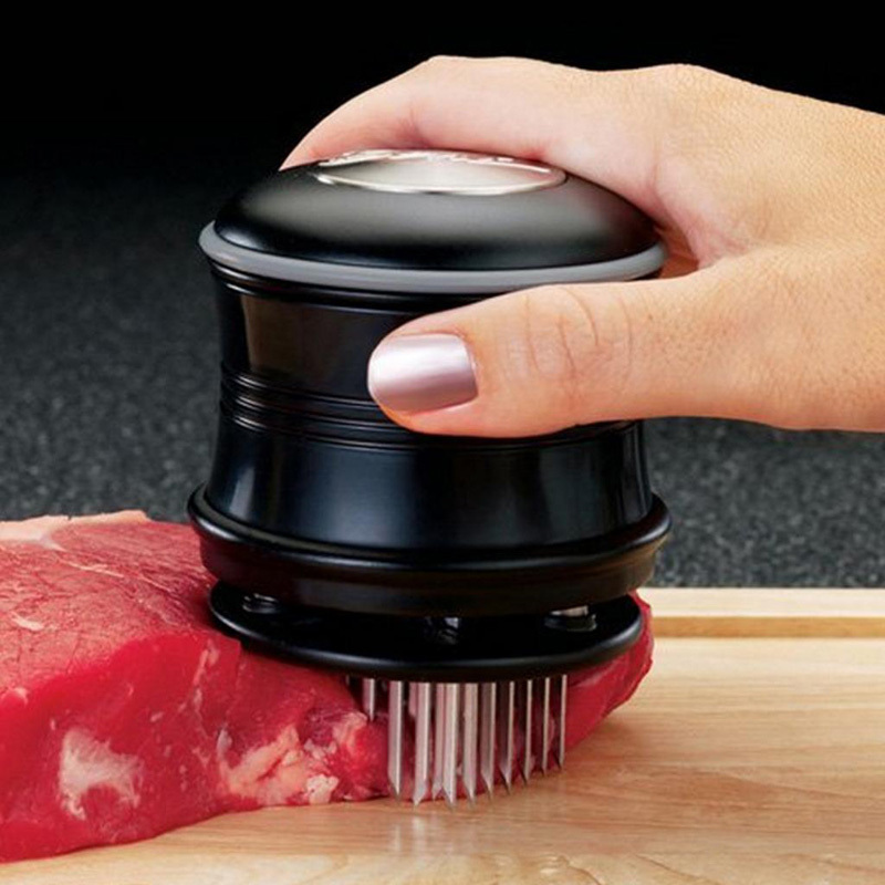 厨格格松肉针松肉器嫩肉器不锈钢断筋刀松肉锤嫩肉针牛排针扎肉针 松肉针 56针 锋利
