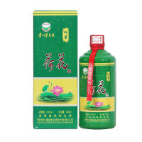 贵州茅台镇 53度杜酱荷花酒 香柔酱香型白酒 单瓶装
