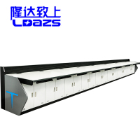 隆达致上LD159-8监控操作台机柜监控中心机房安防电脑监控台调度台接警台指挥席工作台桌工位定制做