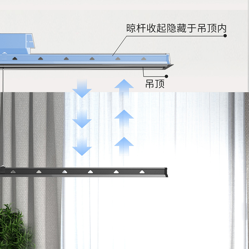 盼盼电动晾衣架YC1高清大图
