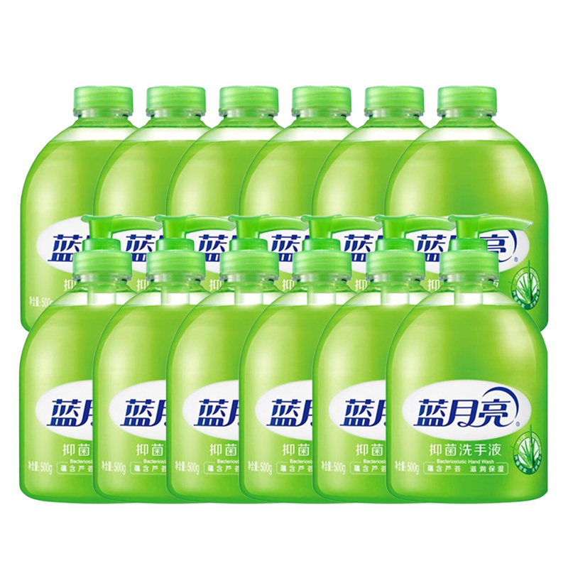 蓝月亮洗手液500g*12瓶泡沫丰富滋润保湿芦荟80000273