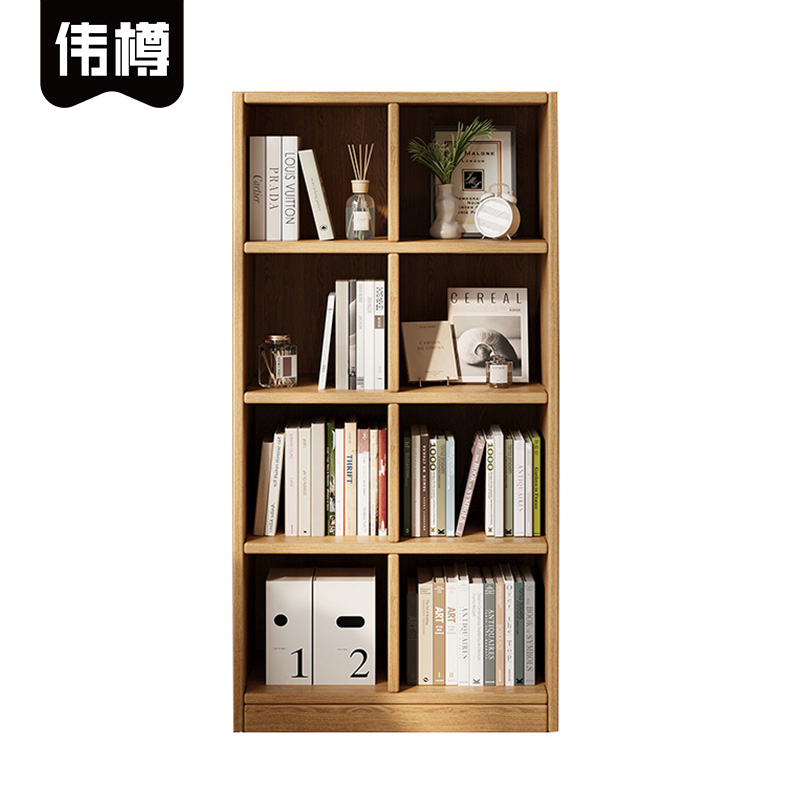 伟樽书架储物架60*30*122cm4层8格组高清大图