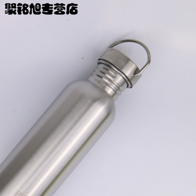 单层不锈钢运动水壶大容量冷水杯户外军迷水壶便携简约水杯