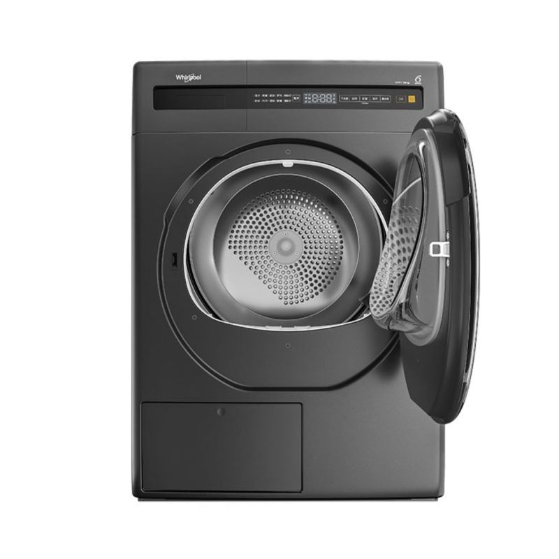 惠而浦9公斤滚筒式热泵干衣机恒温全自动除菌螨烘干机家用大容量快烘