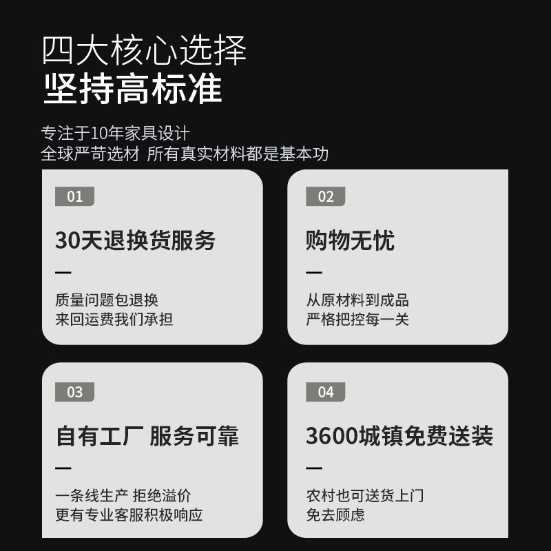 宜木雅居 白色烤漆电视柜极简奶油风大小户型客厅圆角落地电视柜茶几