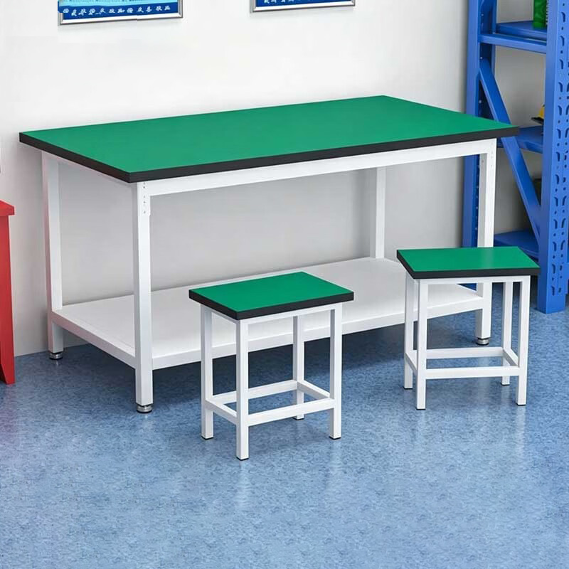 防静电工作台打包台实验室操作台维修台双层长150*宽60*高75cm高清大图