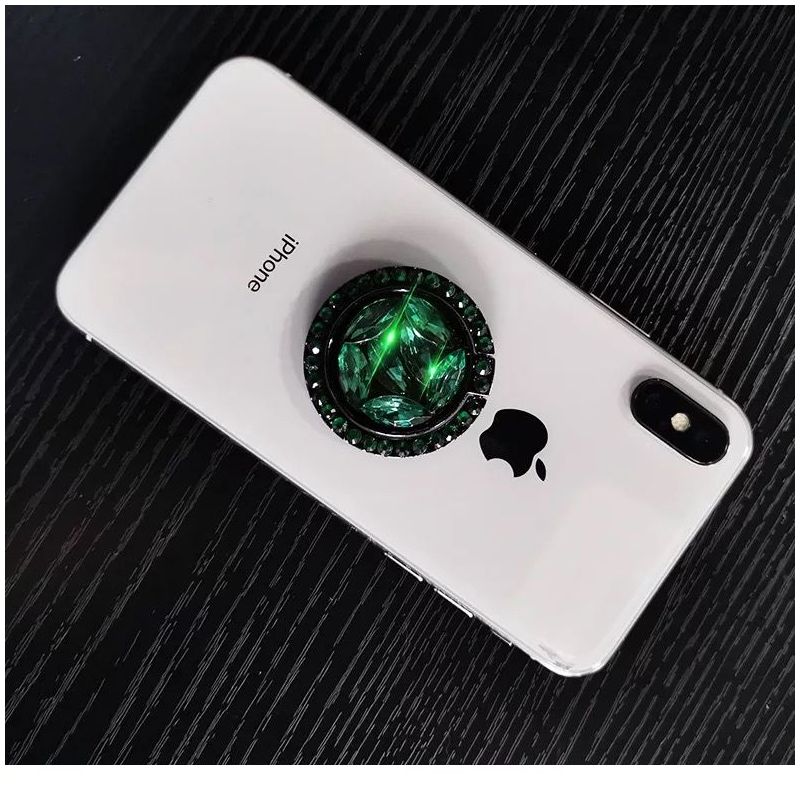 水钻支架追剧懒人手机指环扣带钻支架安卓苹果手机通用卡扣式女款