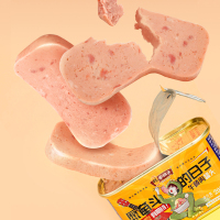 [林家铺子旗舰店]猪肉午餐肉罐头200g*4罐早餐即食方便速食火锅午餐下饭菜