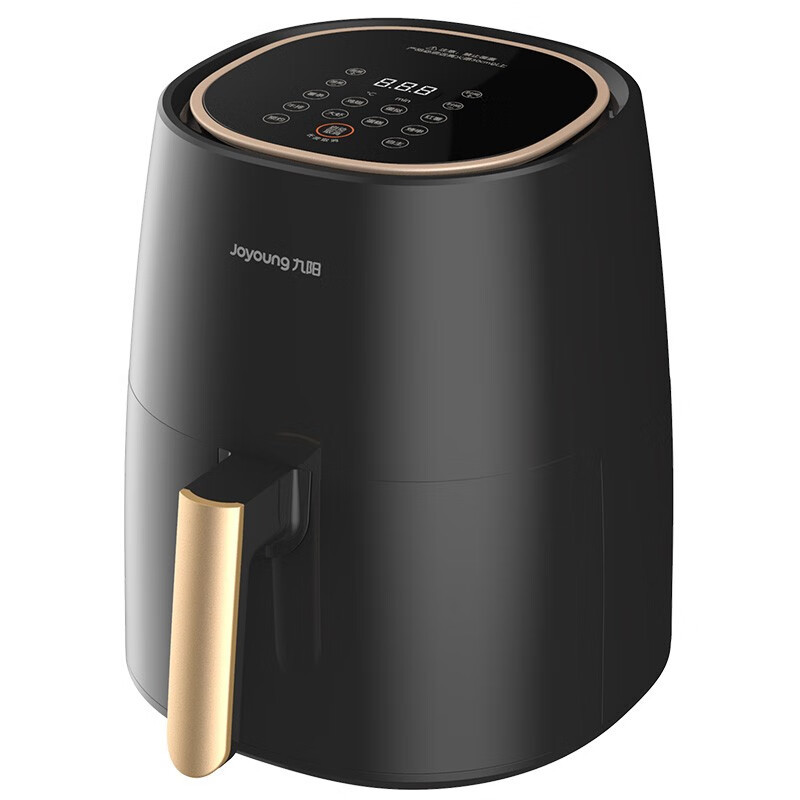 九阳 KL45-VF505 空气炸锅 4.5L智能预约家用全自动薯条机 黑色
