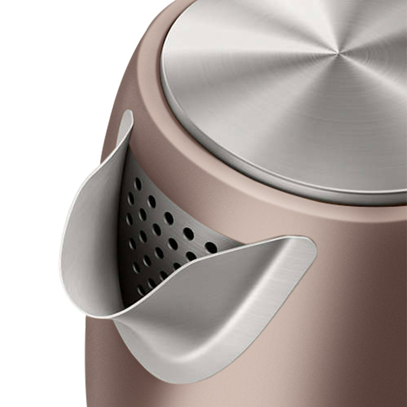 飞利浦(PHILIPS)电水壶热水壶电热水壶不锈钢1.7L防干烧带保温功能 HD9355/88宝马棕