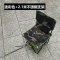 户外便携折叠椅子炮台支架钓鱼椅画凳写生火车马扎小椅子折叠凳子 大号款,加粗腿 数码迷彩