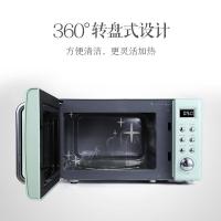 圈厨微波炉复古网红家用小型多功能智能进口创新磁控管20升迷你转盘式微波炉复古绿薄荷绿小米生态链CR-WB01A