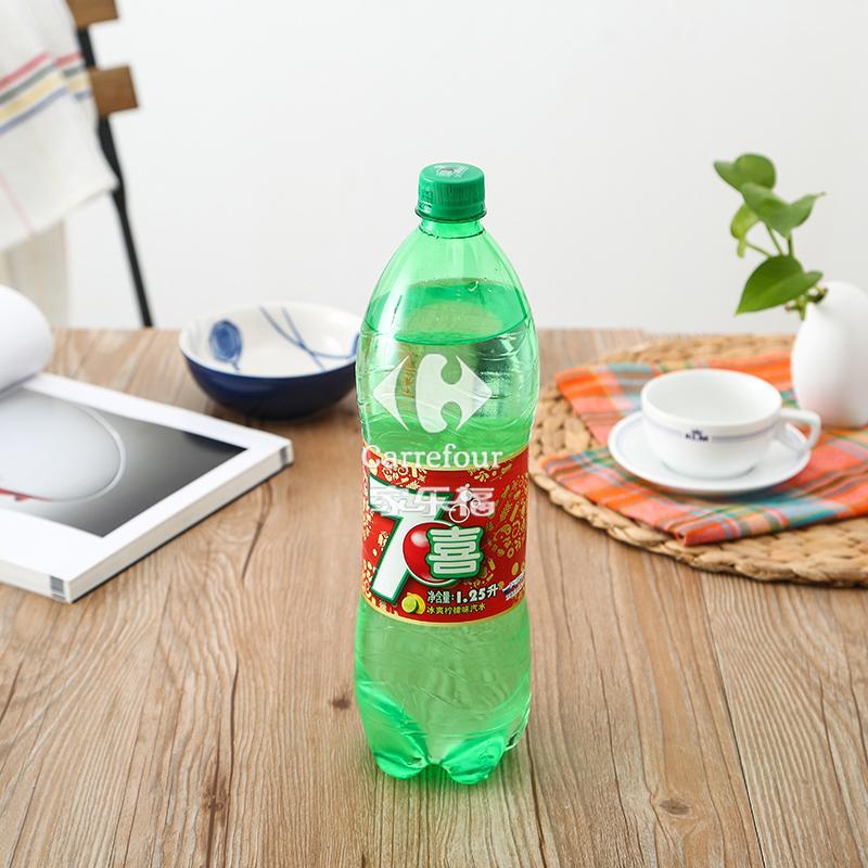 七喜柠檬味汽水1.25l瓶装