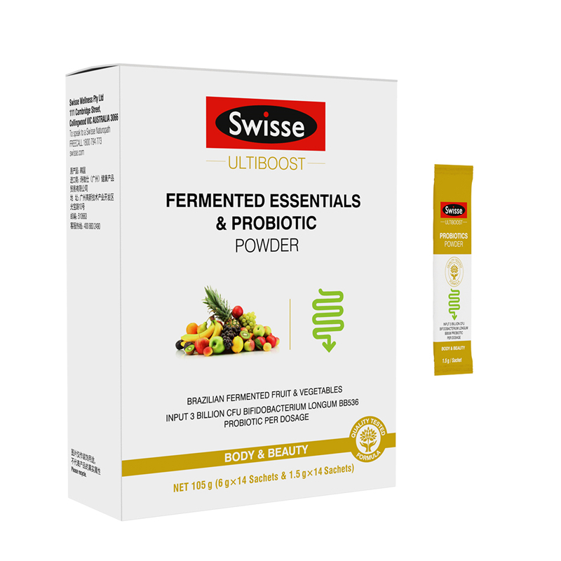 swisse斯维诗酵素益生菌固体饮料大人调节胃部不适粉