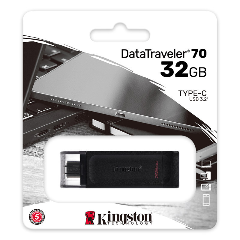金士顿(Kingston)DT80 32GU盘 USB3.2 TYPE-C单接口 手机高速优盘读速200MB/S