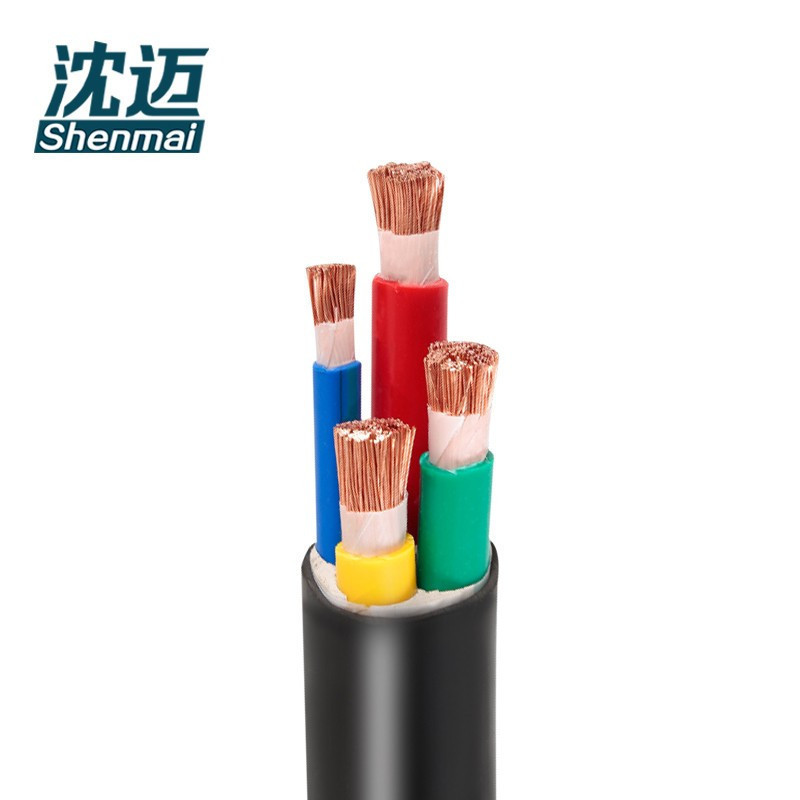 沈迈 铜芯软电缆 ZR-YJVR-0.6/1KV-3*16+1*10mm² /米高清大图
