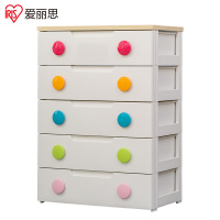 爱丽思( IRIS) HG-725 五层加宽抽屉式 环保儿童玩具衣物整理柜宝宝衣物收纳柜 色