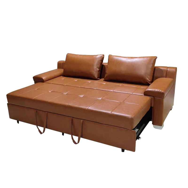 匡大 办公沙发 皮艺沙发 办公室折叠午休沙发 西皮 三人位 KDT899高清大图