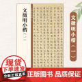 文徵明小楷一 中华碑帖精粹38 中华书局编辑部编 毛笔楷书书法练字字帖 碑帖临摹练习 简体旁注 中国明代 正版书中