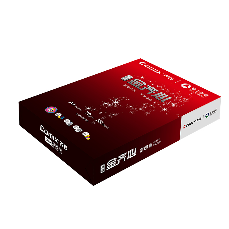 齐心 CA5874-8 卓越金齐心 复印纸70G A4 8包 白 8包/箱高清大图