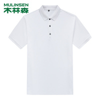 【直营】木林森(MULINSEN)夏季新款POLO衫男女款休闲短袖翻领T恤户外休闲衣