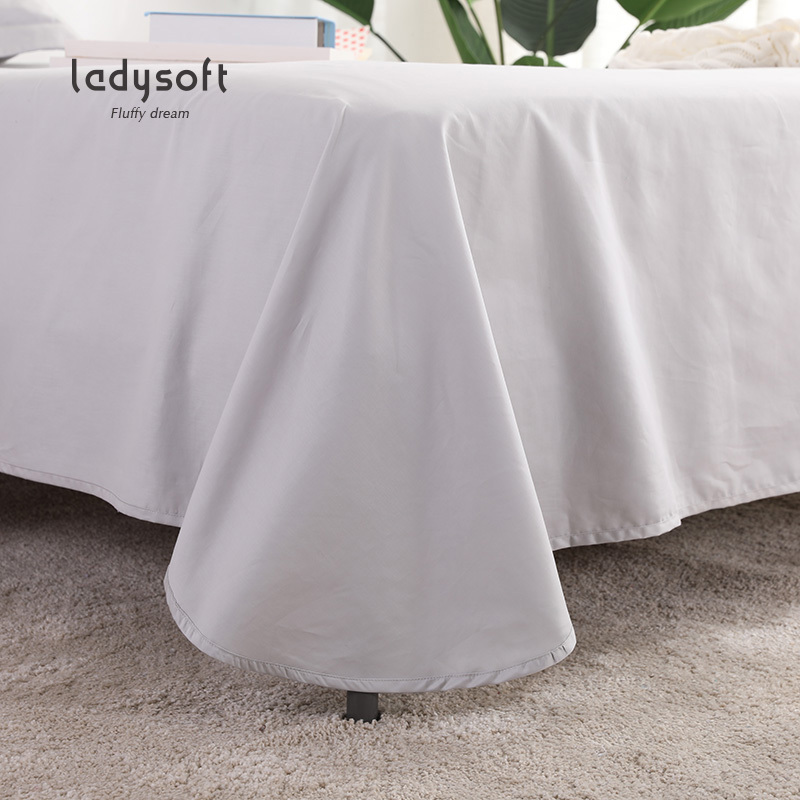 ladysoft御棉堂 全棉纯色床单单件纯棉1.5m/1.8米双人床被单床上用品
