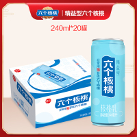 W养元六个核桃 精益型六个核桃核桃乳240ml*20整箱装 新老包装交替发货