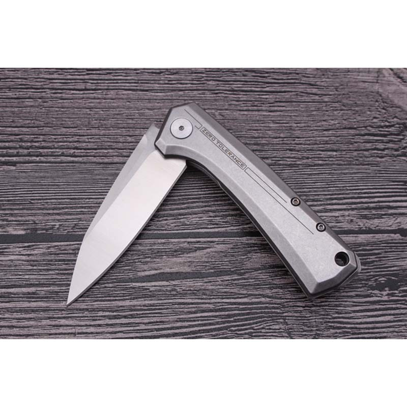 折叠刀锋利d2钢小刀 军工折刀钢柄折刀 户外防卫折叠刀 户外野外求生