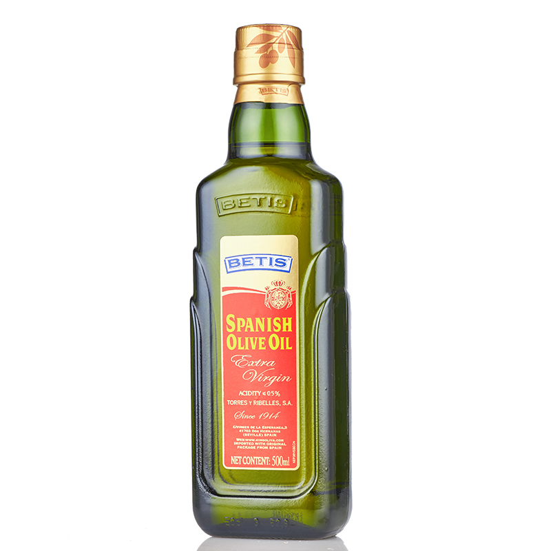 PY 贝蒂斯(BETIS) 特级初榨橄榄油双支500ml*2(盒装) 西班牙原装进口