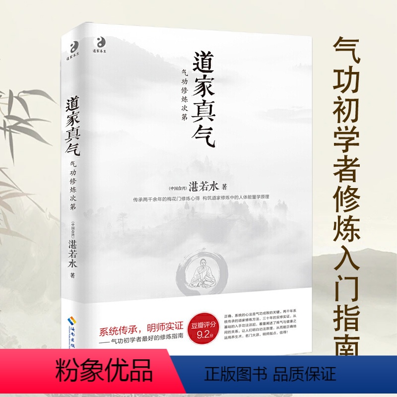 【正版】书籍道家真气 气功修炼次第 若水著 传承两千余年的梅花门修炼心得 气功初学者修炼入门指南 道教宗教书 海南出版