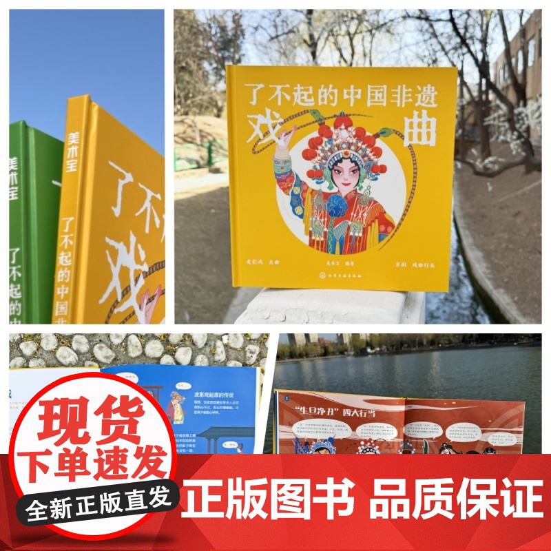 了不起的中国非遗 戏曲 中国传统戏曲非遗技艺传承手绘插画知识科普书籍 青少年非遗知识文化科普课外阅读 非遗手工艺人采访故高清大图