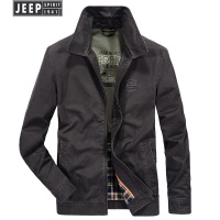 Jeep（吉普）夹克男外套 秋季新款休闲时尚青年百搭大码男装茄克衫