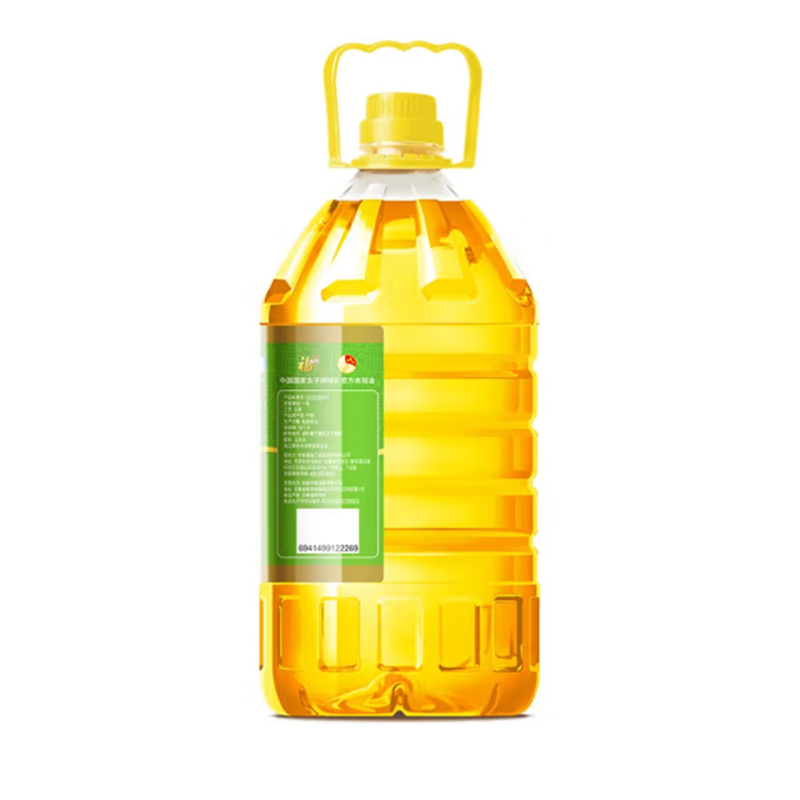 福临门 非转基因压榨玉米油食用油 4L