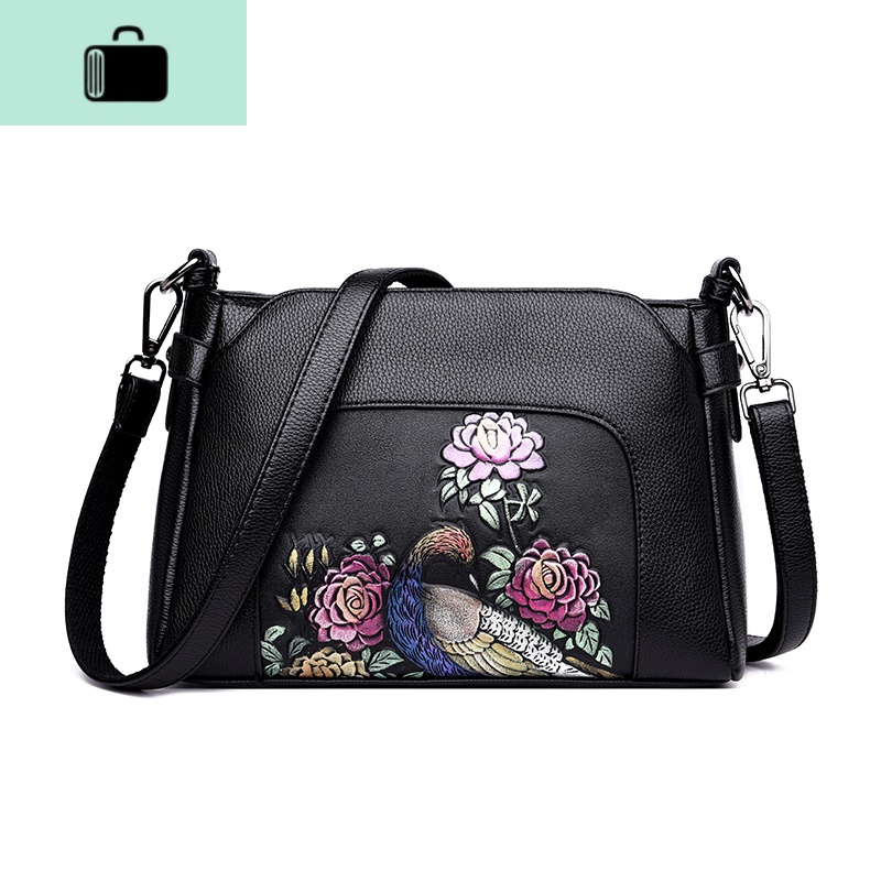 中老年背包妈妈包中年婆婆包手提包老人包包女斜挎包大容量奶奶包NEWLAKE 千鹤鸟收藏加购送手包