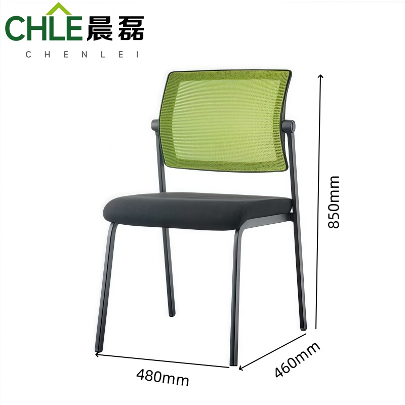 晨磊 办公椅培训椅 绿背-黑座 把高清大图