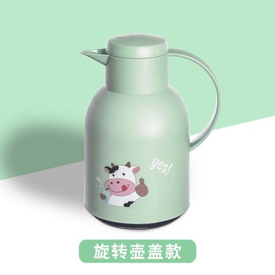 智能数控温显保温壶家用保温壶水壶大容量热水瓶暖壶开水瓶热水壶 吉祥壶[普通款]-- 迷森绿