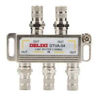 德力西(DELIXI) DTVA-04 电视分配器一分四电视信号分支器 (单位:个)