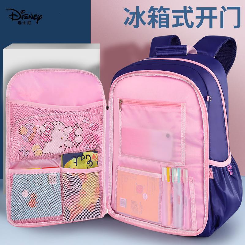迪士尼书包小学生三到六年级简易女2019年新款防水轻便儿童双肩包