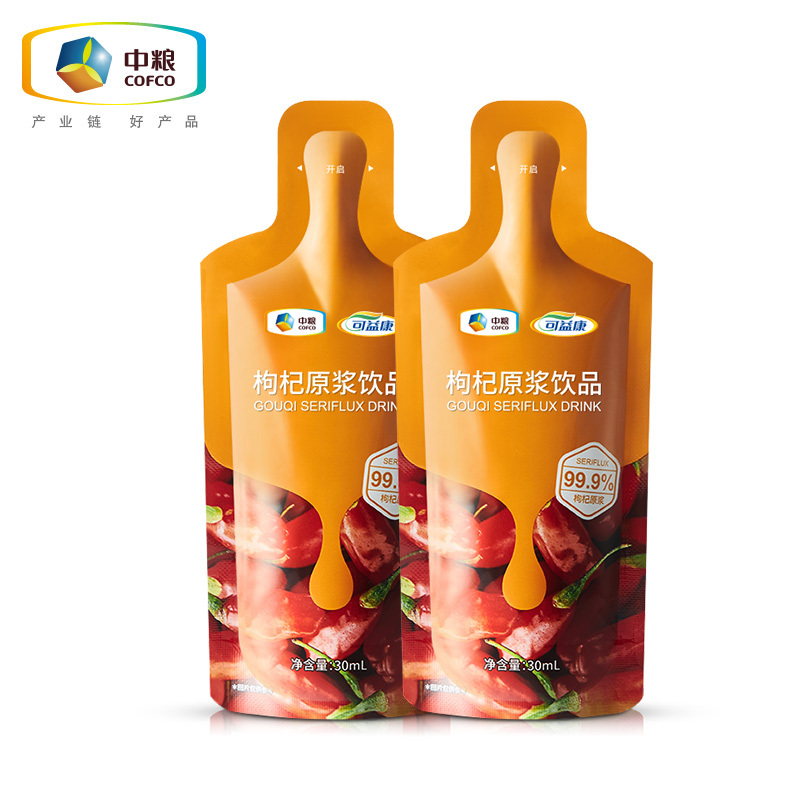 一袋装]中粮可益康枸杞原浆饮品30ml尝鲜装