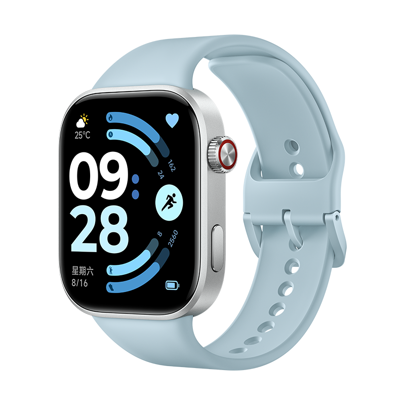 小米REDMI Watch 6迷雾蓝智能手表 蓝色5ATM生活防水 蓝牙连接磁吸充电 睡眠监测运动追踪 7天续航便携设计