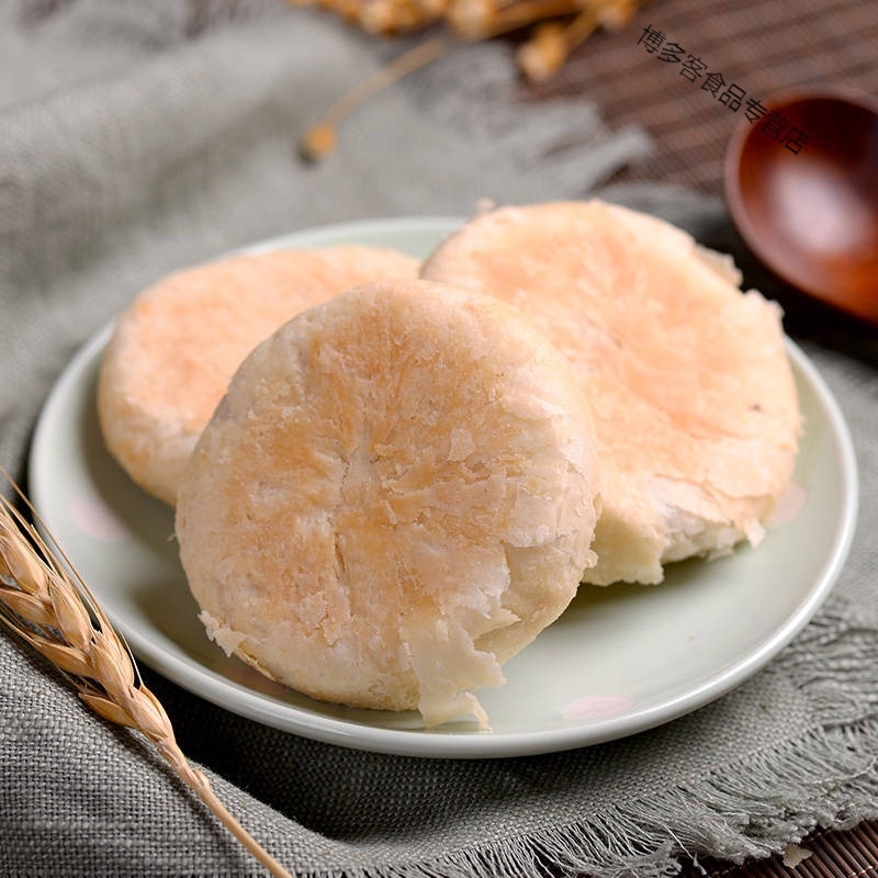 玫瑰鲜花饼特产鲜花饼中秋玫瑰饼糕点小吃零食现烤抹茶鲜花饼